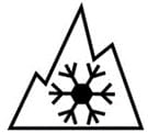 3pmsf - 3 peak mountain snow flake symbol