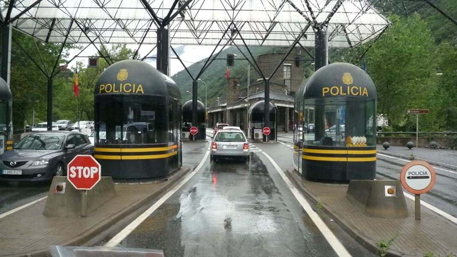 Grenspost - Andorra