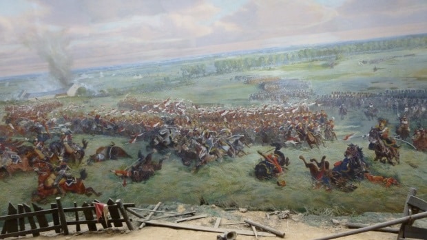 Panorama schilderij Waterloo
