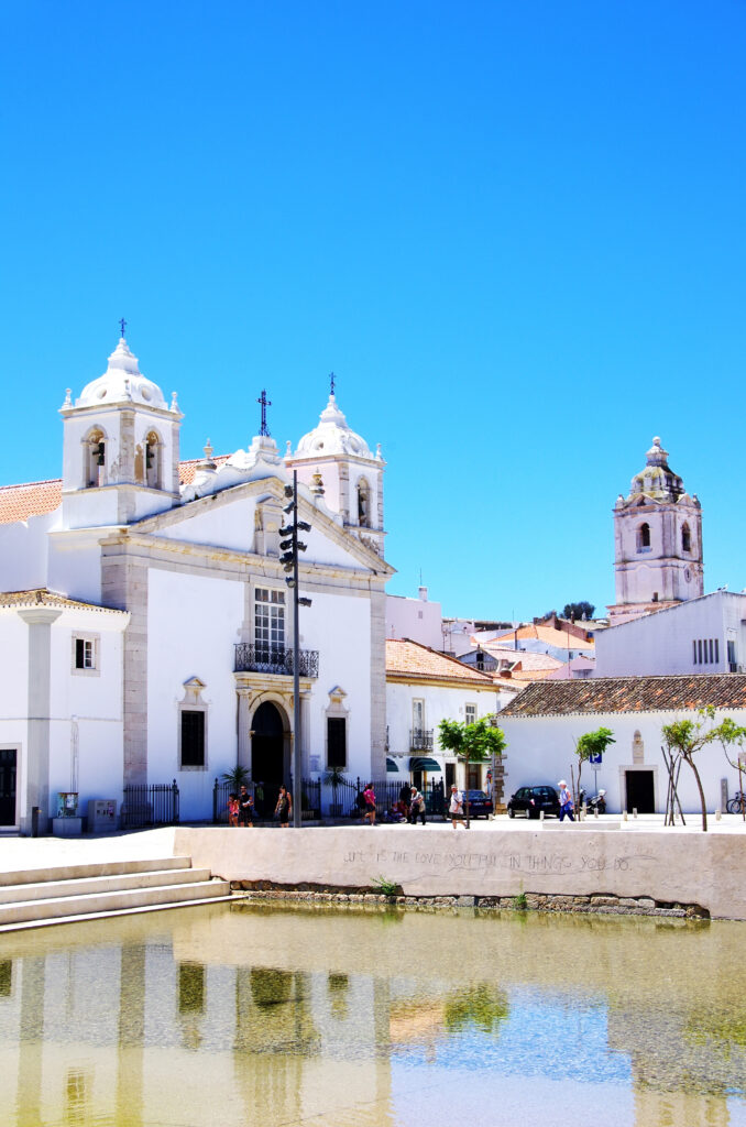 old church of Lagos city in Algarve, Portugal