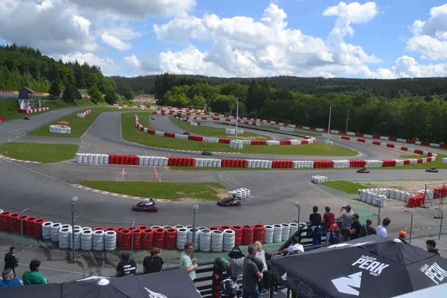 De provincie Luik - Circuit Francorchamps karts