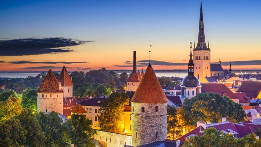 Oud stadscentrum - Estland