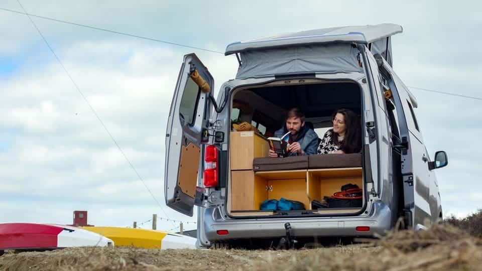 Elektrisch camperbusje Campr e-Drifter - achterkant