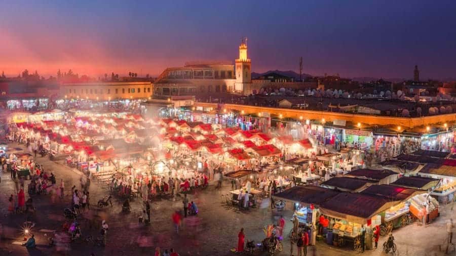 Markt van Marrakesh - Marokko