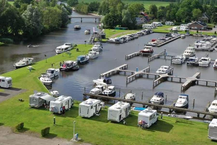 Jachthaven/Camperpark Kuikhorne, De Westereen, Dantumadiel, Friesland 