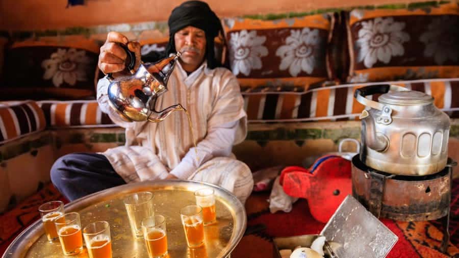 Thee drinken in Marokko