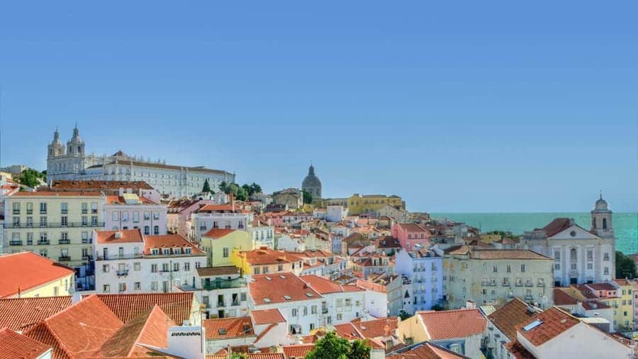 Stad aan de kust - Portugal