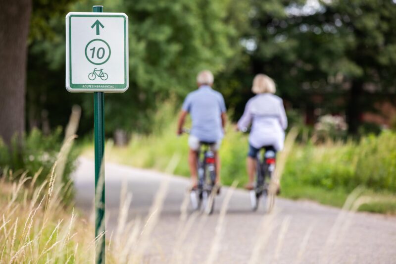 Fietsers in de Brabantse Wal