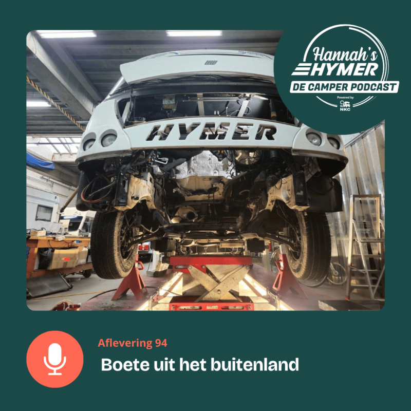 Hannah's Hymer -94- boete uit het buitenland