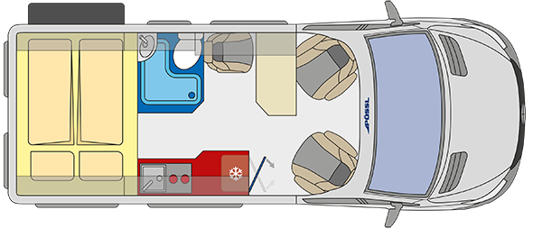 Roadstar-X-plattegrond