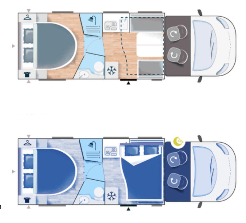 Plattegrond Chausson 798 Anniversary Line