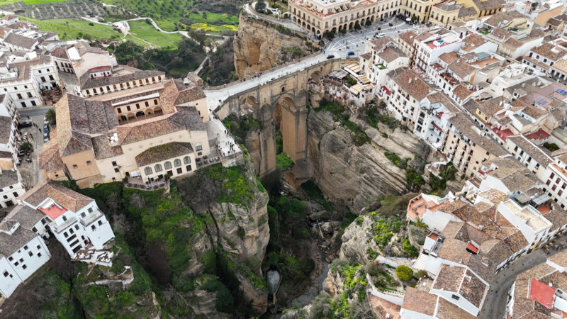 Ronda, van bovenaf gezien